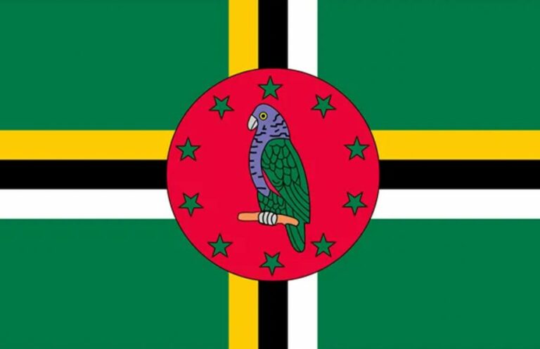 The Flag of dominica