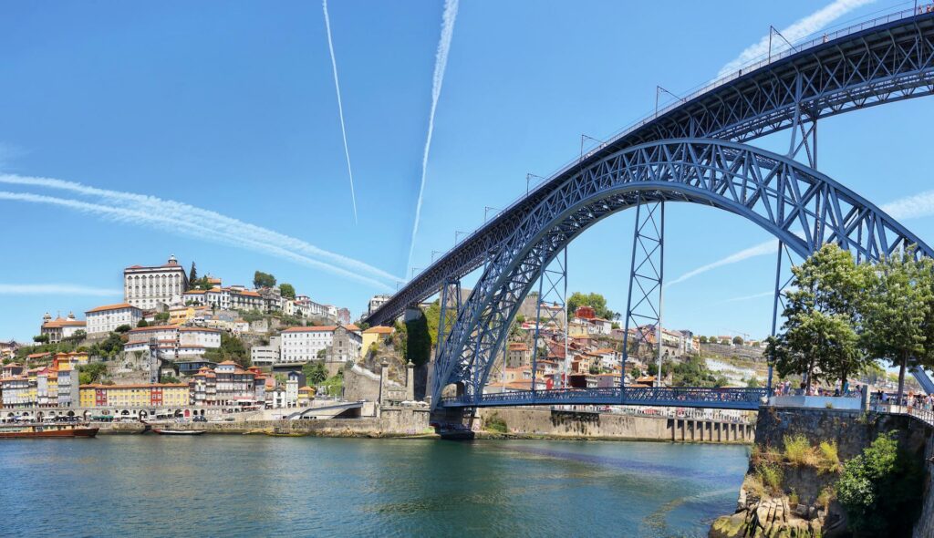 bridge in porto, portugal