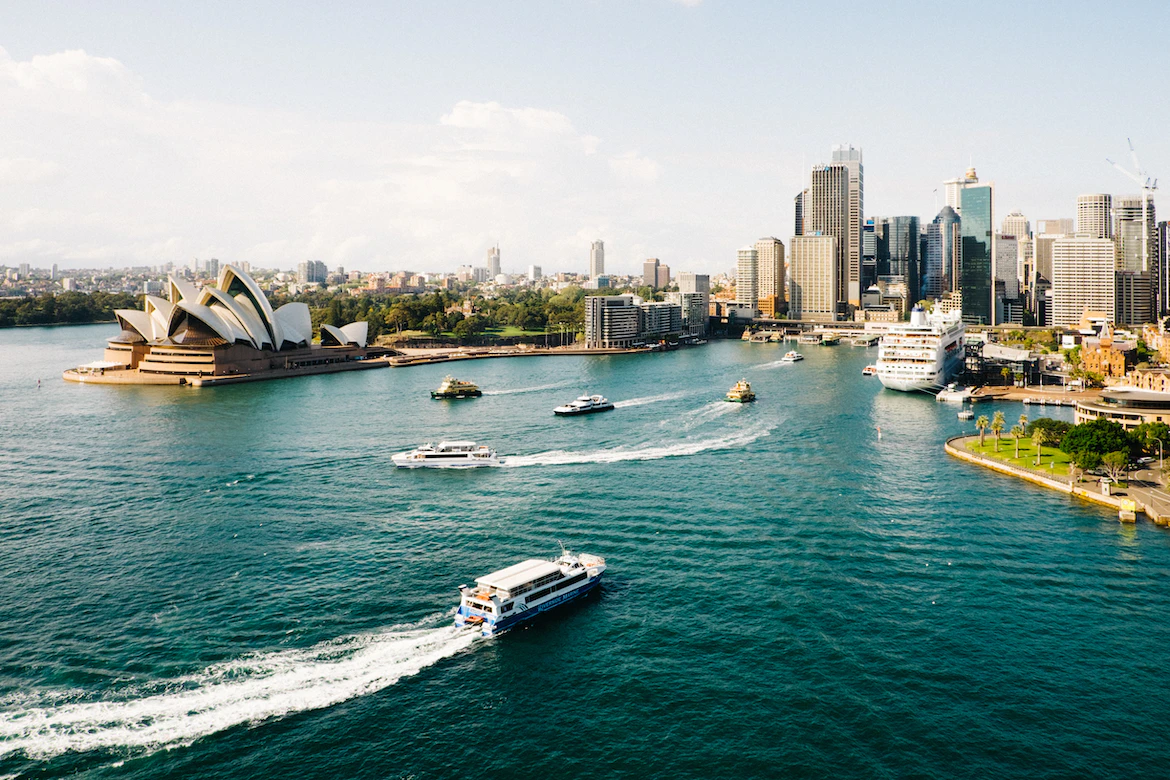 A stock photo of Sydney, Australia- one of the best countries to live in