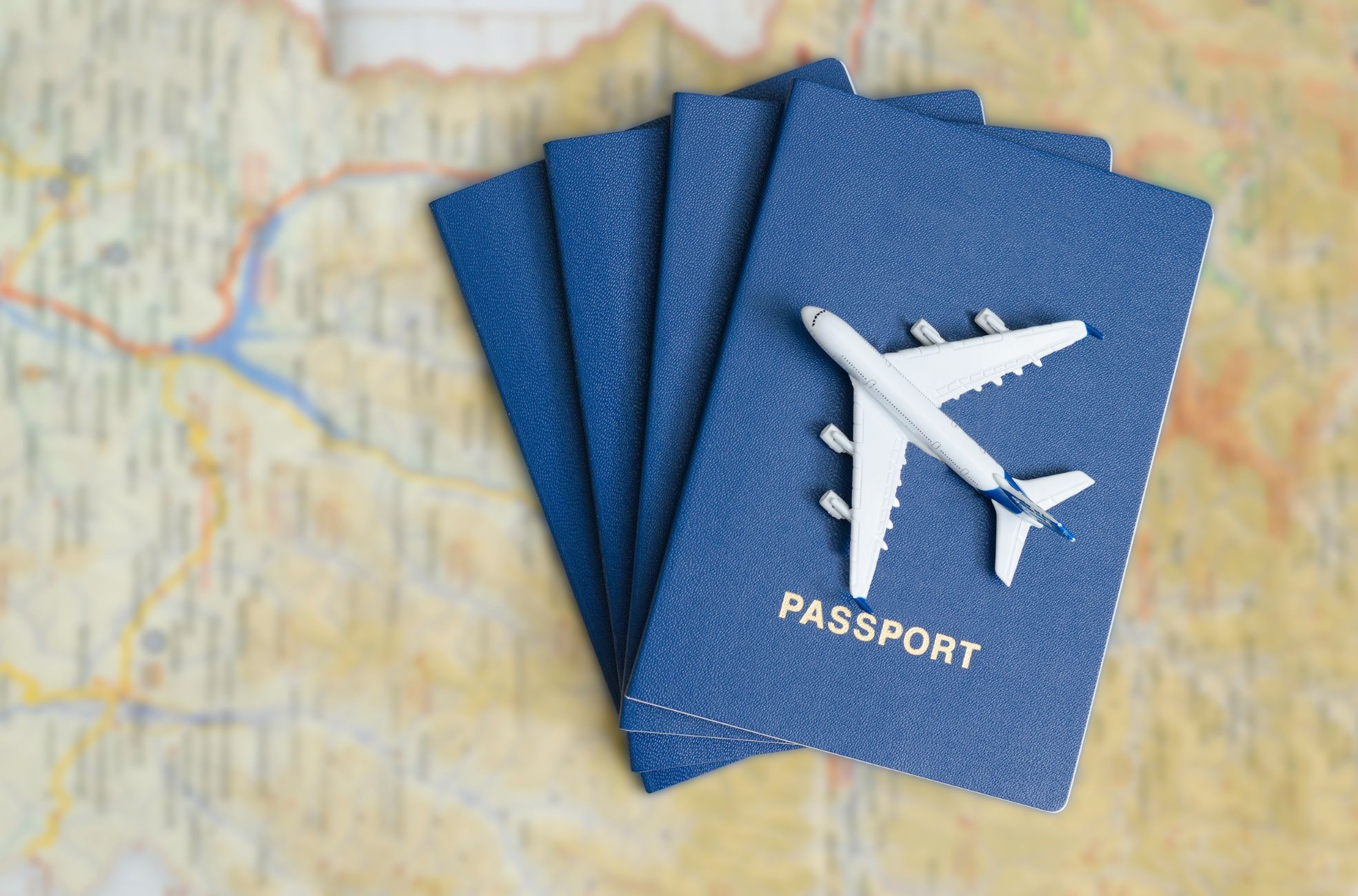 Stock Photo Of Visas And Passports For European Countries