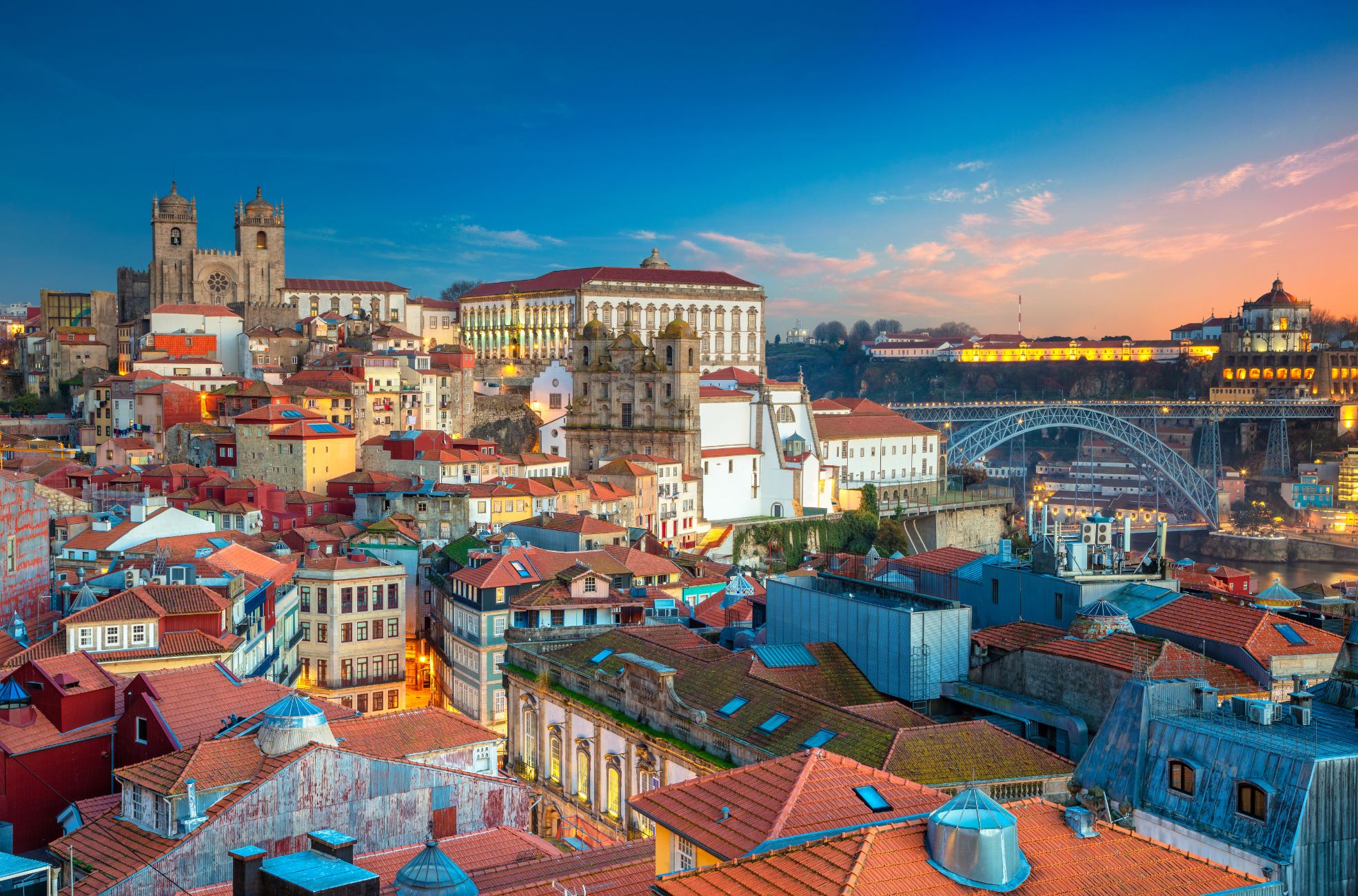 Portuguese Cityscape Afternoon