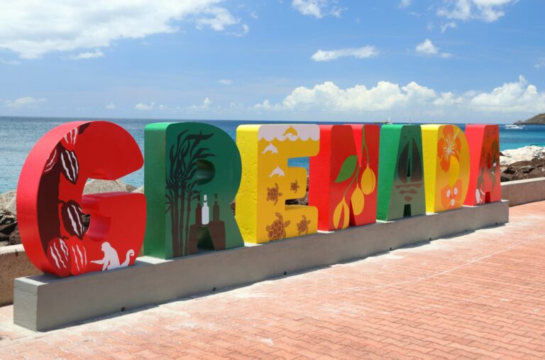 Colourful Letters Spelling "Grenada"