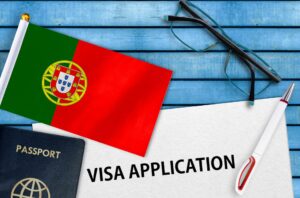 Flag Of Portugal, Visa Application Form And Passport